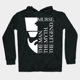 Mens Funny Murse Male Nurse Shirt RN LPN CNA Hoodie